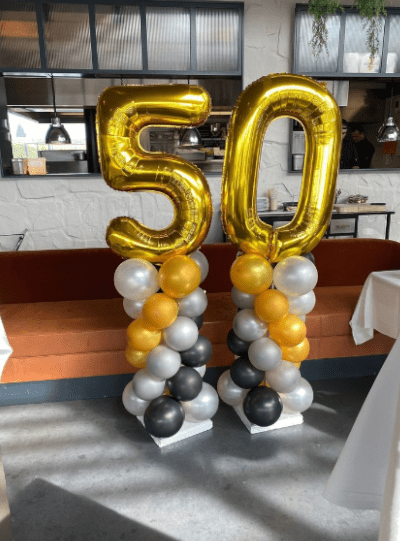 Ballonnenpilaren 50jaar goud