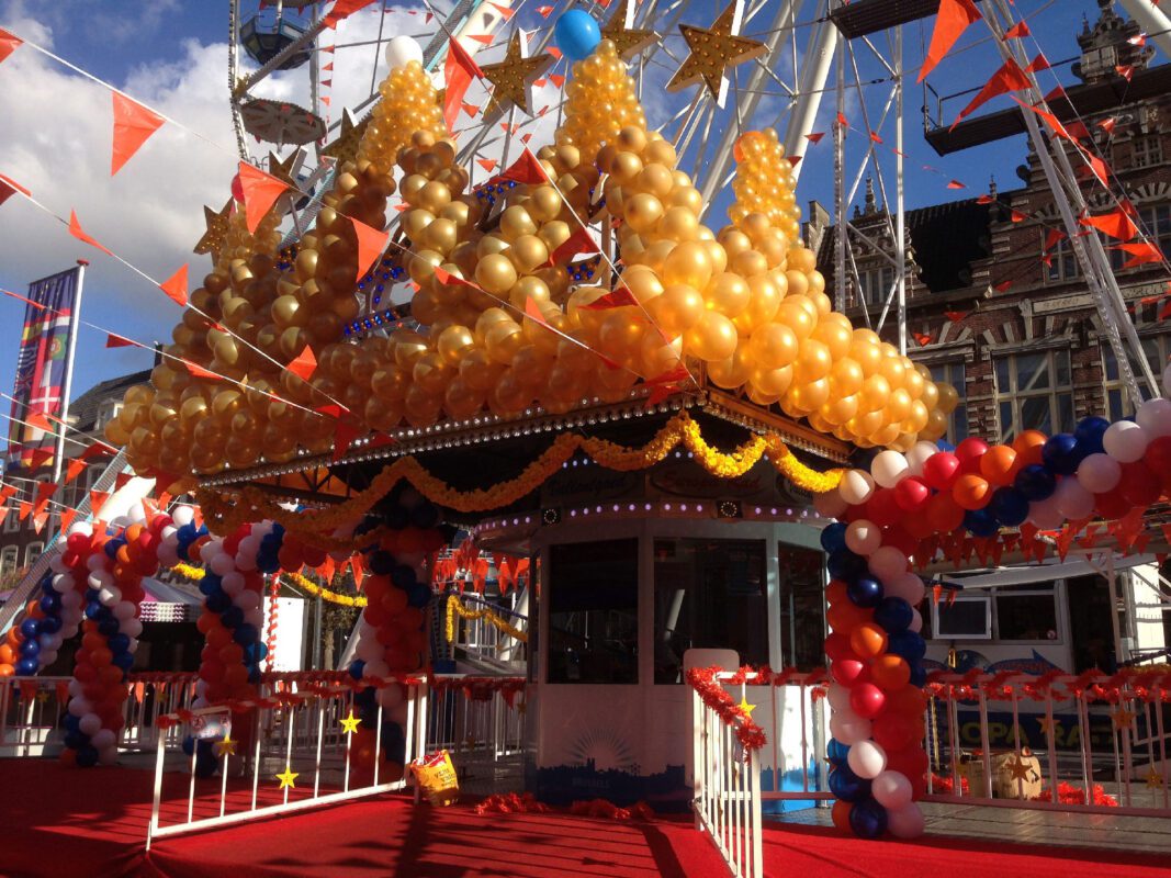 Ballonnen Koningsdag Reuzenrad Haarlem