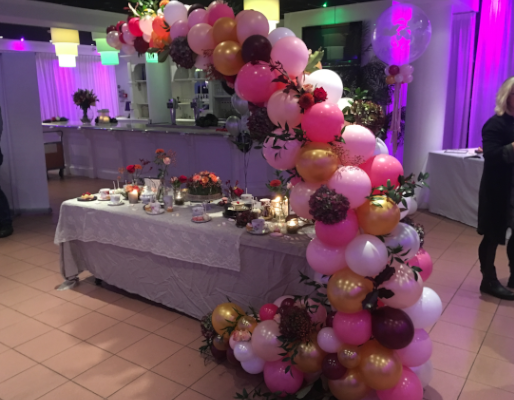 Organische ballonboog bruiloft Bobs Uitgeest