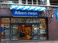 Ballonnenslinger voor Albert Heijn Amsterdam