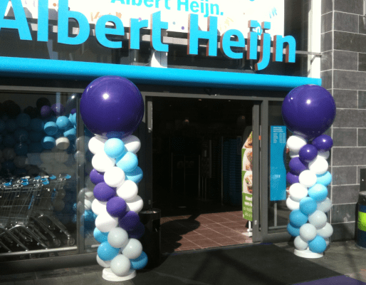 ballonpilaren opening Albert Heijn Raaks Haarlem