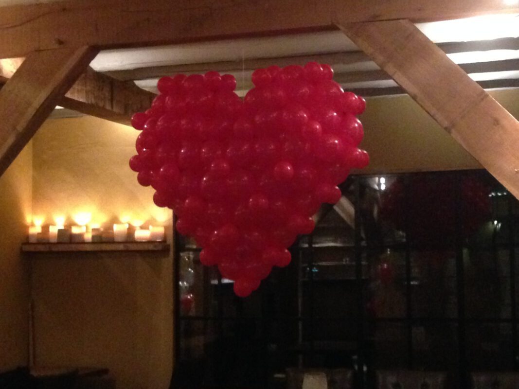 Ballon hart trouwen Ruiterhuys Castricum