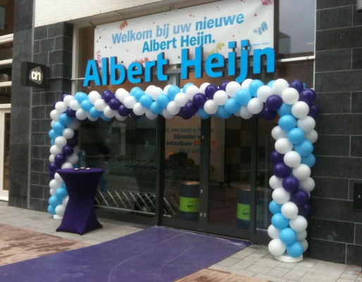 Ballonboog opening Albert Heijn Raaks Haarlem