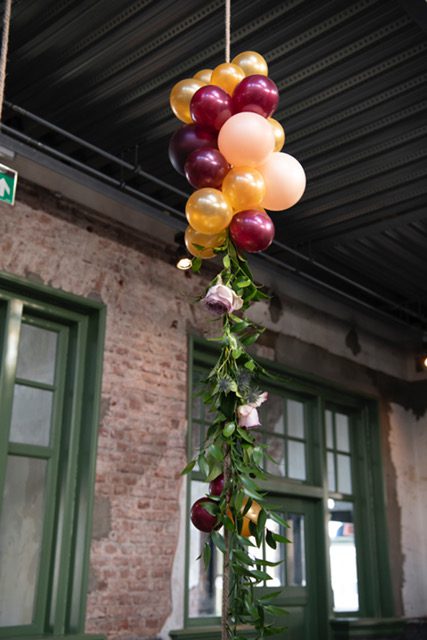 Ballonnen voor een bruiloft bij LAB-44 in Zaandam-03