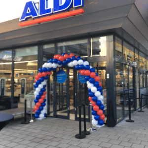 Ballonboog Opening Aldi