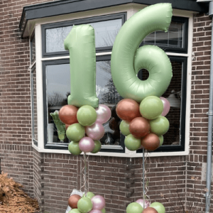 ballonnencijfers voor een verjaardag